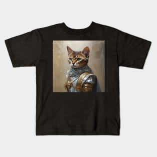 Abyssinian Cat Painting Kids T-Shirt